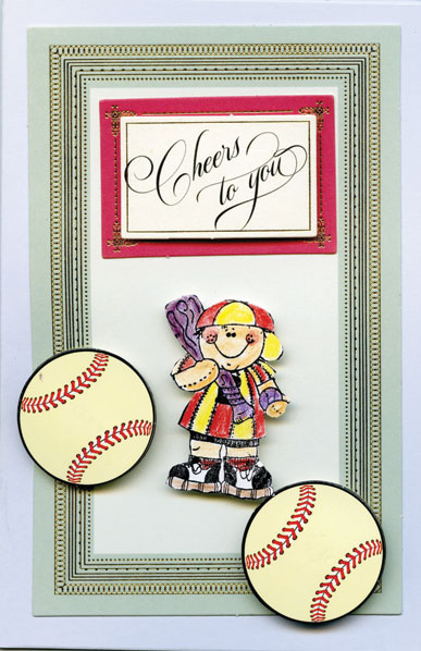 a stamped yellow rose with green leaves