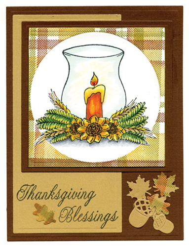 Thanksgiving Candle by Julie Warner