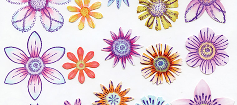 Punched Flower Chart / Linda Accuosti