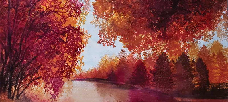 Autumn Reflection / Hannah Gibson